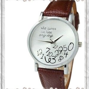 Hot New Design Leather Quartz Watch